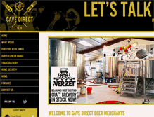 Tablet Screenshot of cavedirect.com